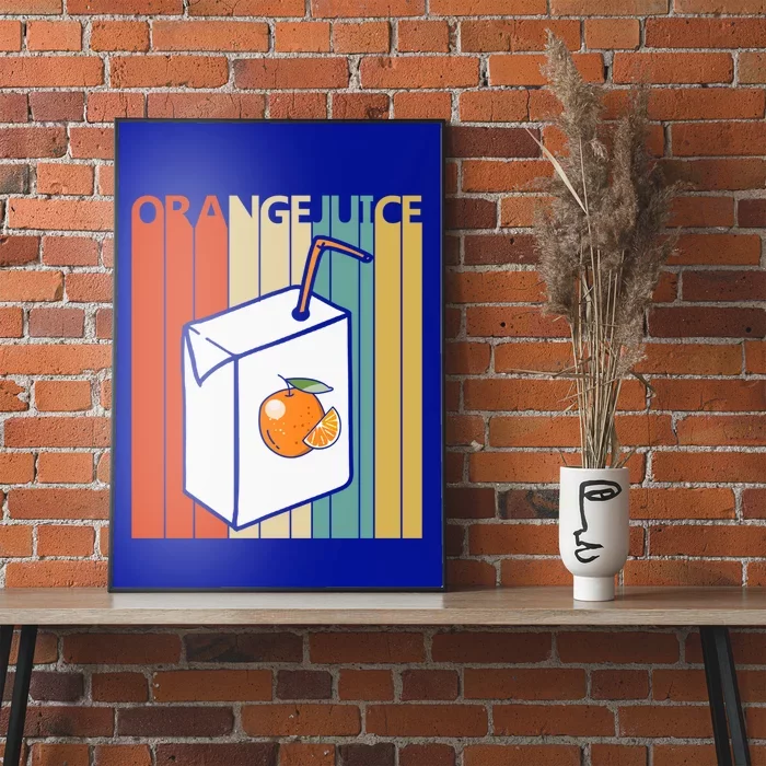 Vintage Orange Juice Gift Poster