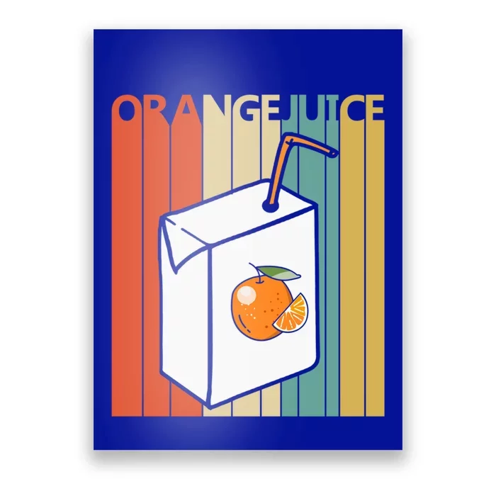 Vintage Orange Juice Gift Poster