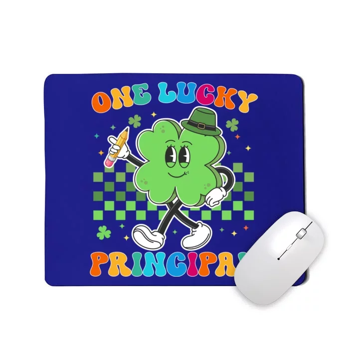 Vintage One Lucky Principal St Patrick Day School Great Gift Mousepad