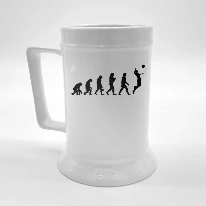 Volleyball Evolution Front & Back Beer Stein