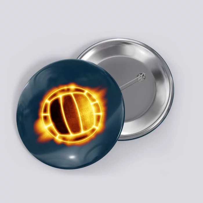 Volleyball Fire Glow Button