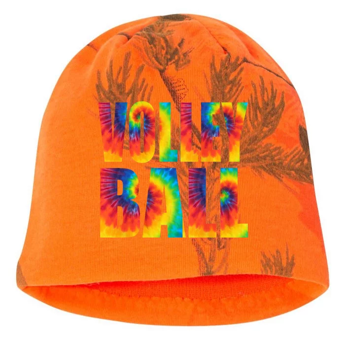 Volleyball Retro Tie Dye Kati - Camo Knit Beanie