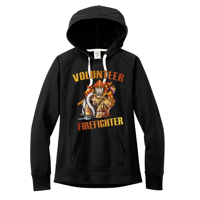 Volunteer Firefighter Women's Fleece Hoodie