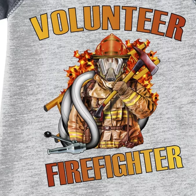 Volunteer Firefighter Infant Baby Jersey Bodysuit