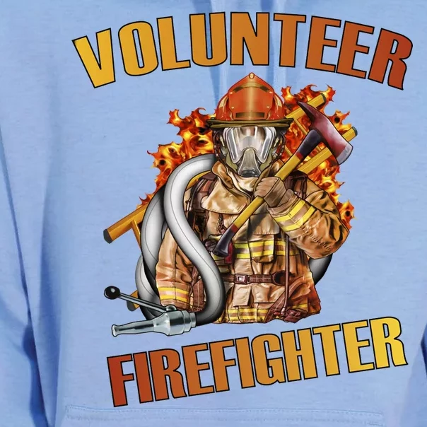 Volunteer Firefighter Unisex Surf Hoodie