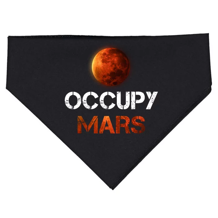 Vintage Occupy Mars Space Explorer USA-Made Doggie Bandana