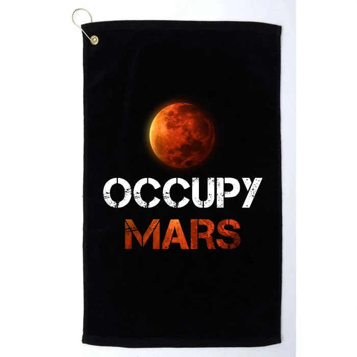 Vintage Occupy Mars Space Explorer Platinum Collection Golf Towel