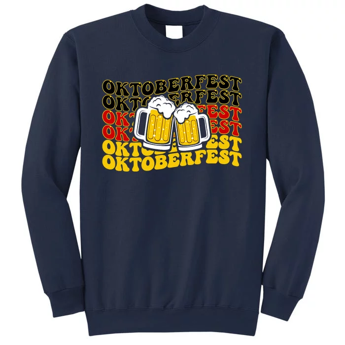 Vintage Oktoberfest Munich Germany Flag Drinking Sweatshirt