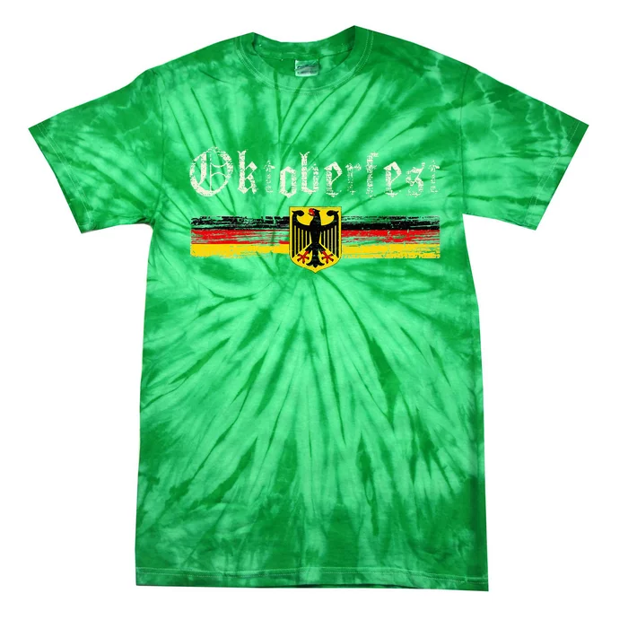 Vintage Oktoberfest Octoberfest German Drinking Festival Tie-Dye T-Shirt