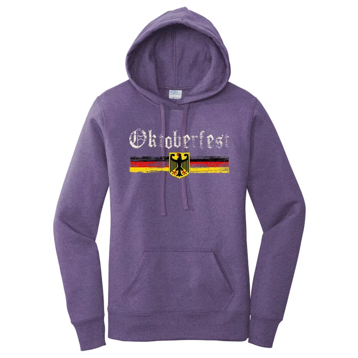 Vintage Oktoberfest Octoberfest German Drinking Festival Women's Pullover Hoodie