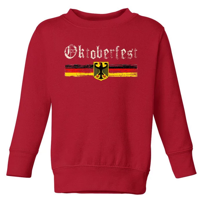 Vintage Oktoberfest Octoberfest German Drinking Festival Toddler Sweatshirt