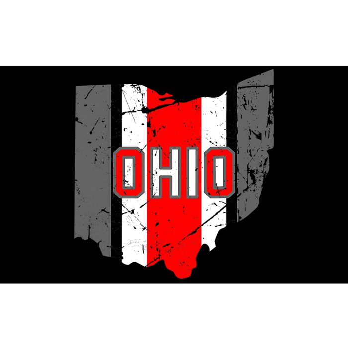 Vintage OHIO Ohio State Map Bumper Sticker