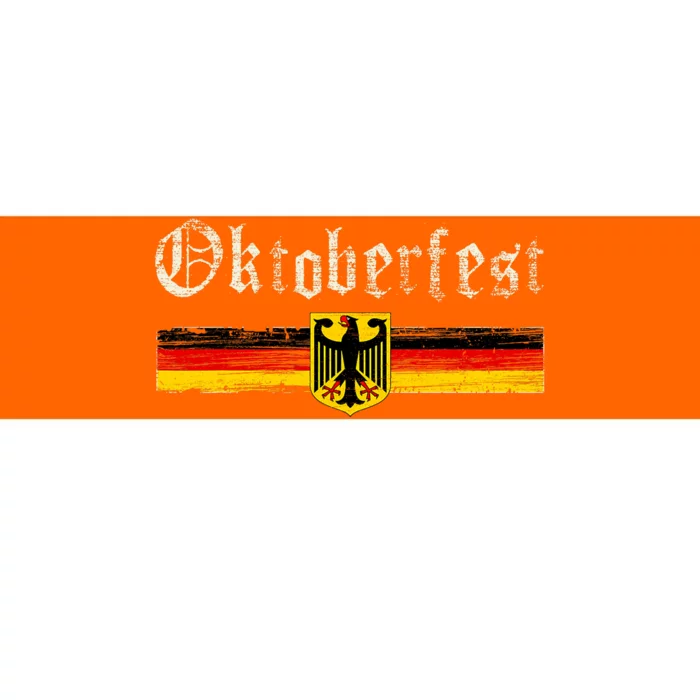 Vintage Oktoberfest Octoberfest German Drinking Festival Bumper Sticker