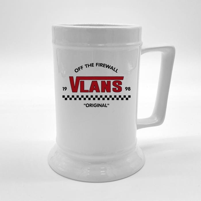 Vlan Out Of The Firewall Network Engineering Front & Back Beer Stein