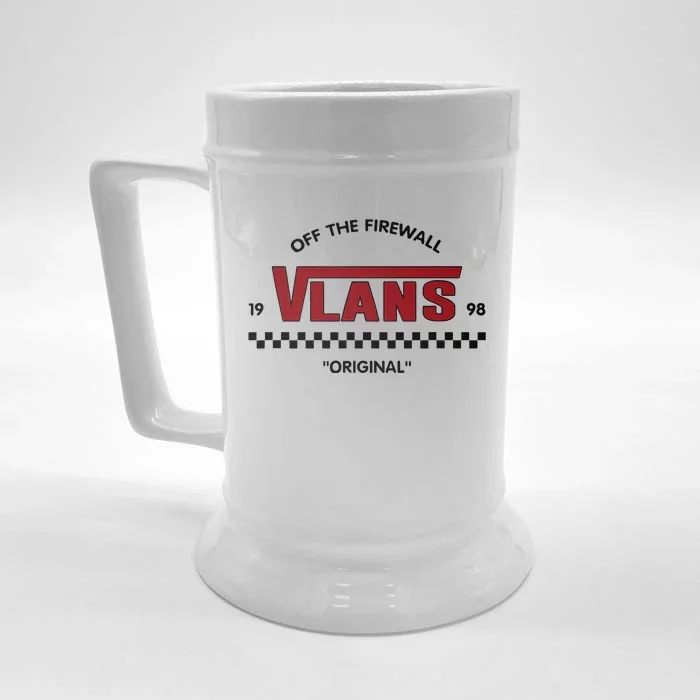 Vlan Out Of The Firewall Network Engineering Front & Back Beer Stein