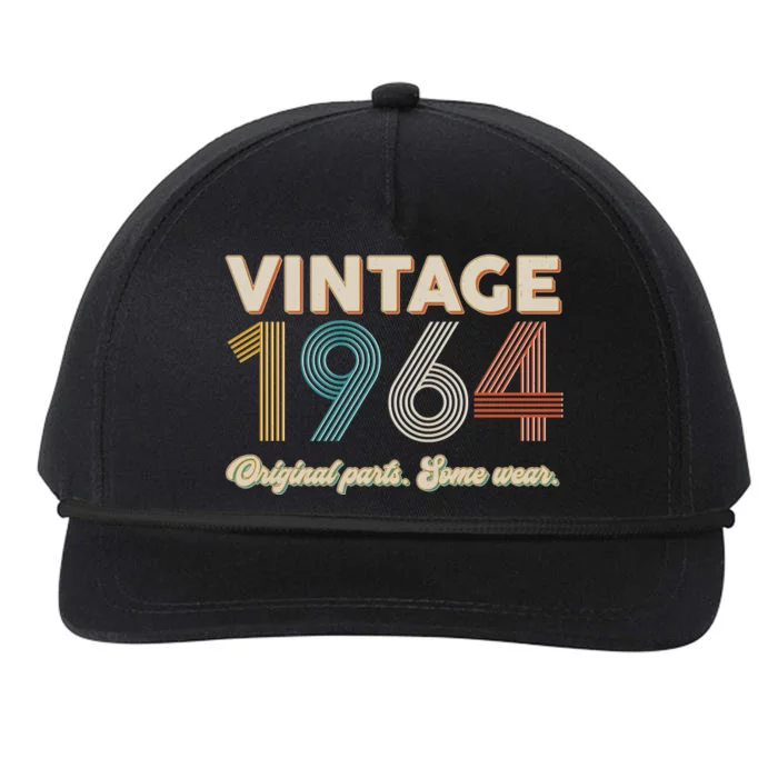 Vintage Original Parts Some Wear 1964 60th Birthday Snapback Five-Panel Rope Hat