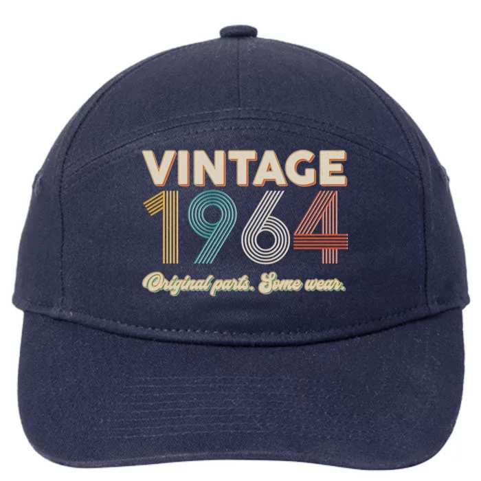 Vintage Original Parts Some Wear 1964 60th Birthday 7-Panel Snapback Hat