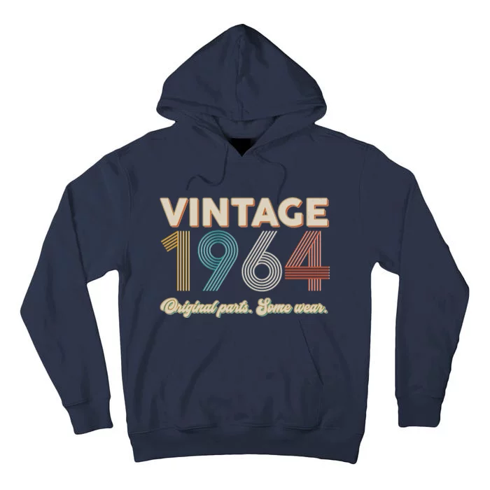 Vintage Original Parts Some Wear 1964 60th Birthday Tall Hoodie