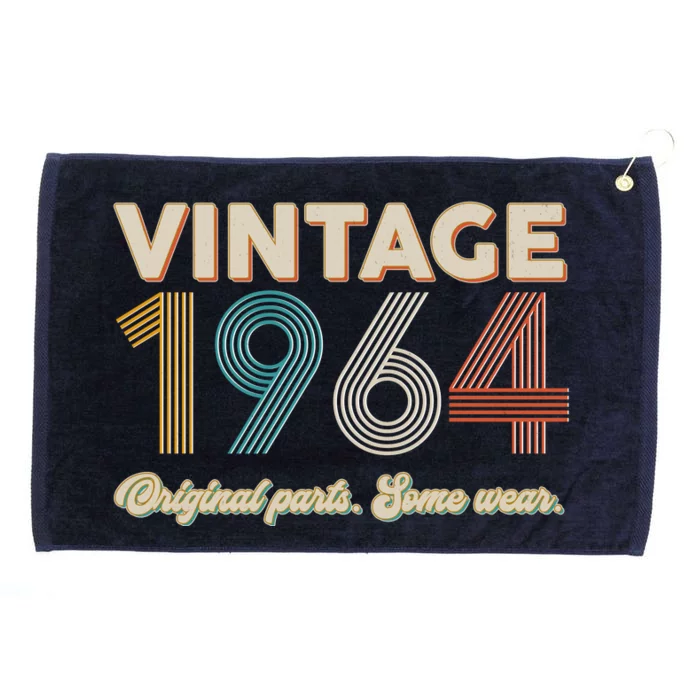 Vintage Original Parts Some Wear 1964 60th Birthday Grommeted Golf Towel