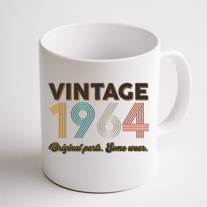 Vintage Original Parts Some Wear 1964 60th Birthday Front & Back Coffee Mug