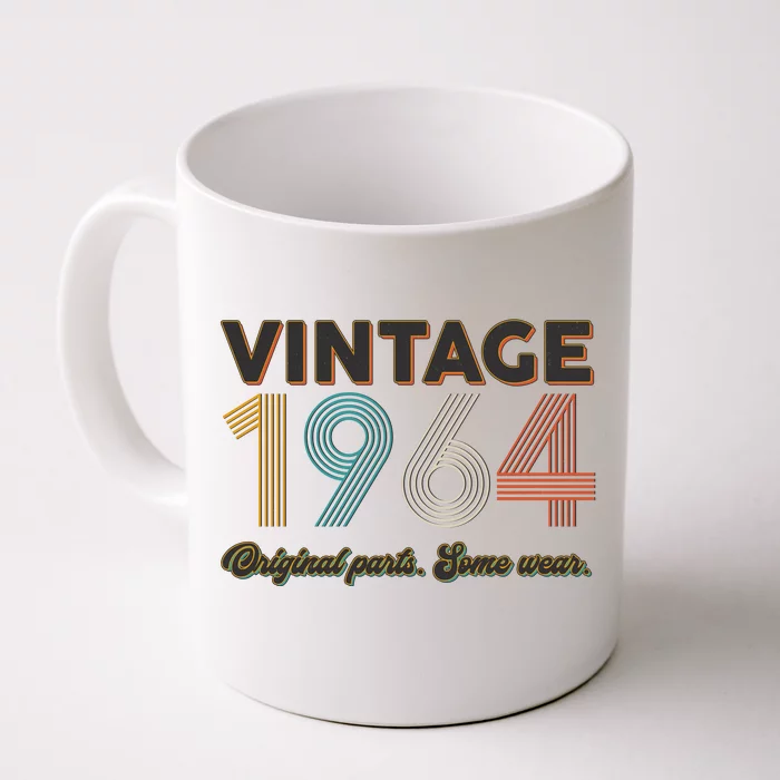 Vintage Original Parts Some Wear 1964 60th Birthday Front & Back Coffee Mug