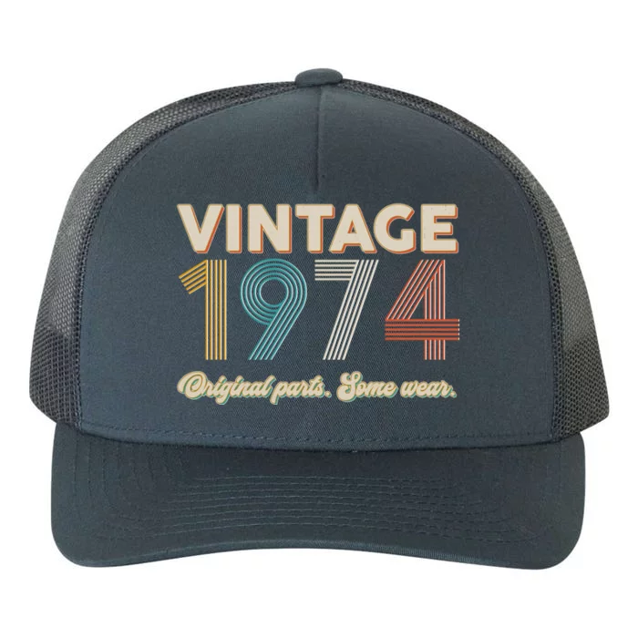 Vintage Original Parts Some Wear 1974 50th Birthday Yupoong Adult 5-Panel Trucker Hat