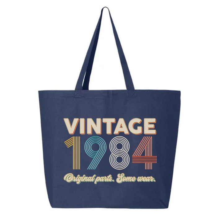 Vintage Original Parts Some Wear 1984 40th Birthday 25L Jumbo Tote