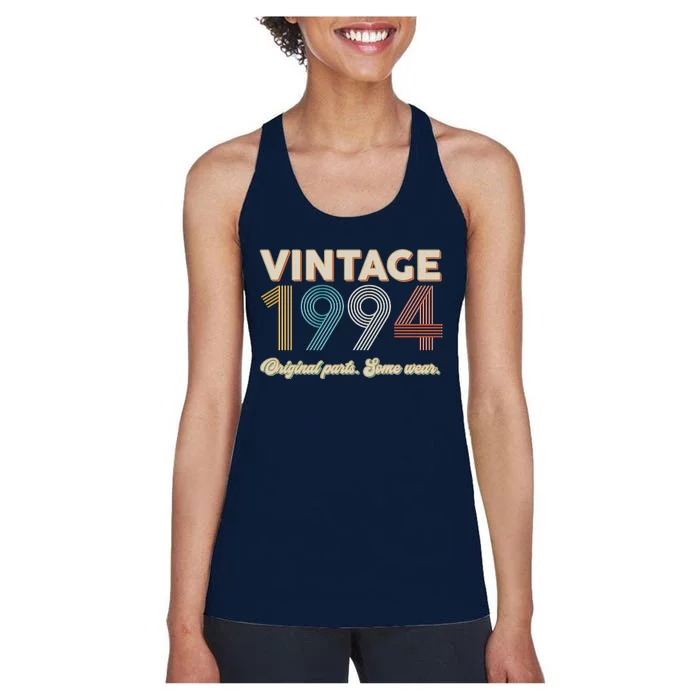 Vintage Original Parts Some Wear 1994 30th Birthday Women's Racerback Tank