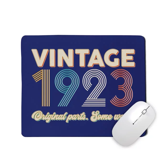 Vintage Original Parts Some Wear 1923 100th Birthday Mousepad