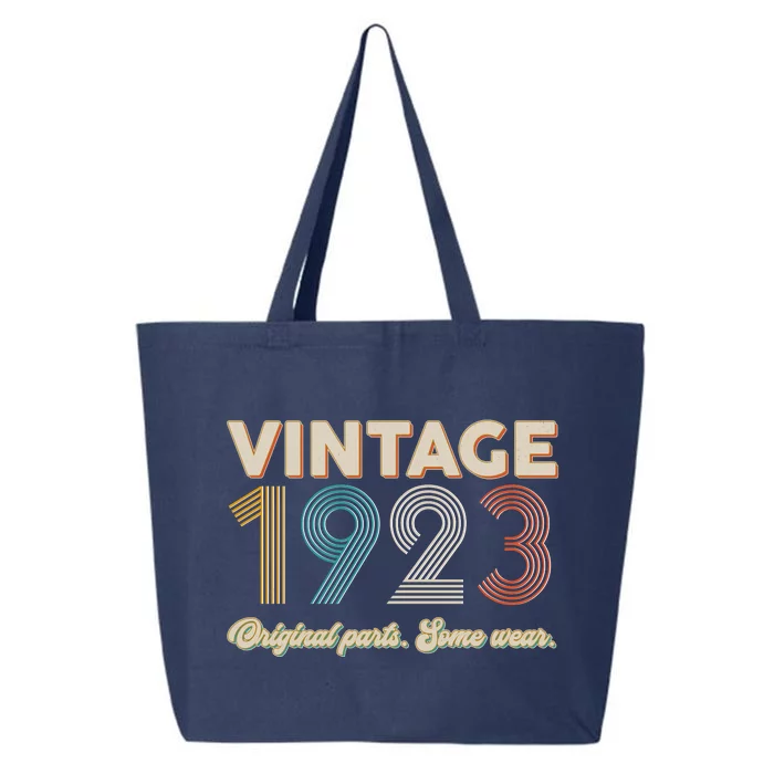 Vintage Original Parts Some Wear 1923 100th Birthday 25L Jumbo Tote