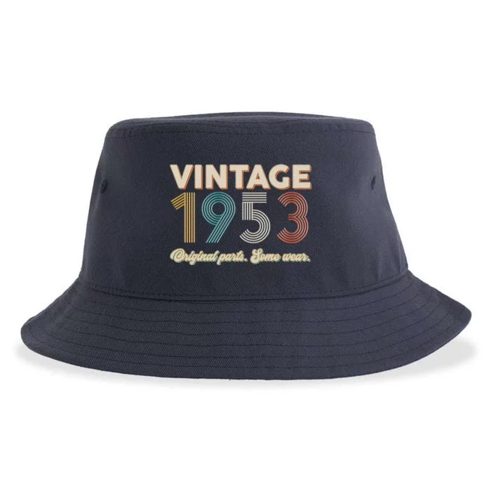 Vintage Original Parts Some Wear 1953 70th Birthday Sustainable Bucket Hat