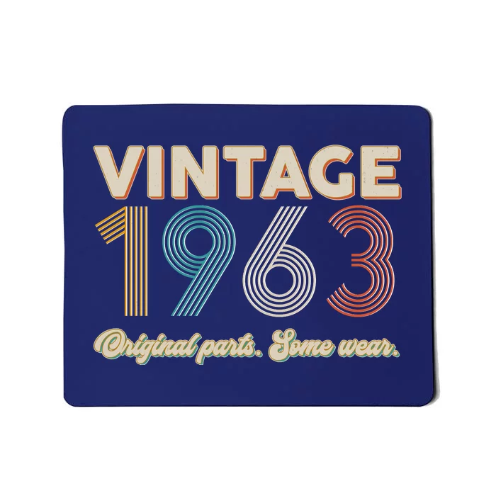 Vintage Original Parts Some Wear 1963 60th Birthday Mousepad