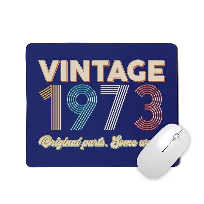 Vintage Original Parts Some Wear 1973 50th Birthday Mousepad