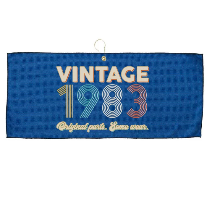 Vintage Original Parts Some Wear 1983 40th Birthday Large Microfiber Waffle Golf Towel