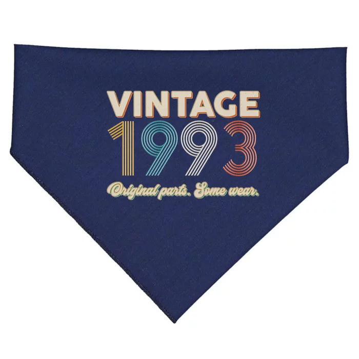 Vintage Original Parts Some Wear 1993 30th Birthday USA-Made Doggie Bandana