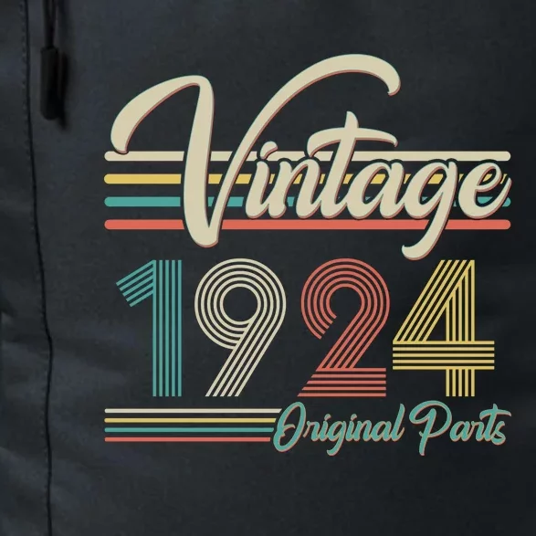 Vintage Original Parts 1924 100th Birthday Daily Commute Backpack