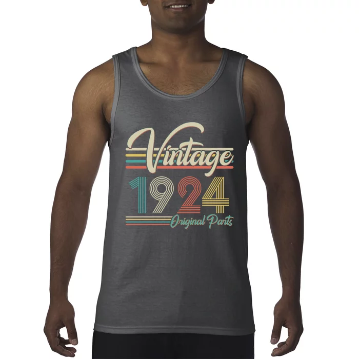 Vintage Original Parts 1924 100th Birthday Tank Top