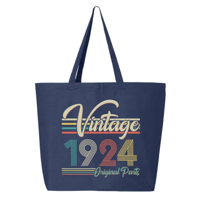 Vintage Original Parts 1924 100th Birthday 25L Jumbo Tote