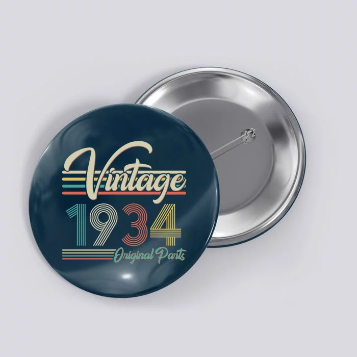 Vintage Original Parts 1934 90th Birthday Button