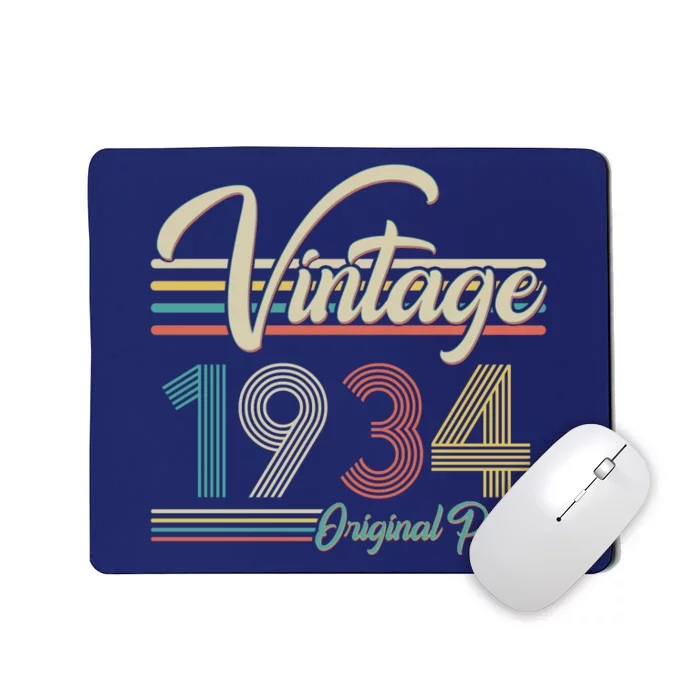 Vintage Original Parts 1934 90th Birthday Mousepad