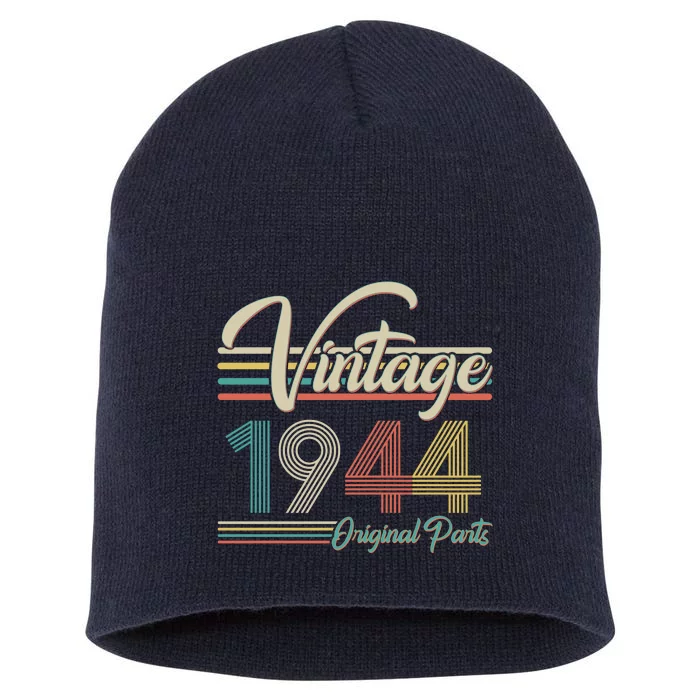 Vintage Original Parts 1944 80th Birthday Short Acrylic Beanie