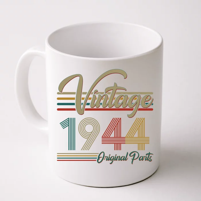 Vintage Original Parts 1944 80th Birthday Front & Back Coffee Mug