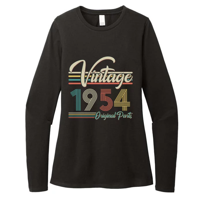 Vintage Original Parts 1954 70th Birthday Womens CVC Long Sleeve Shirt