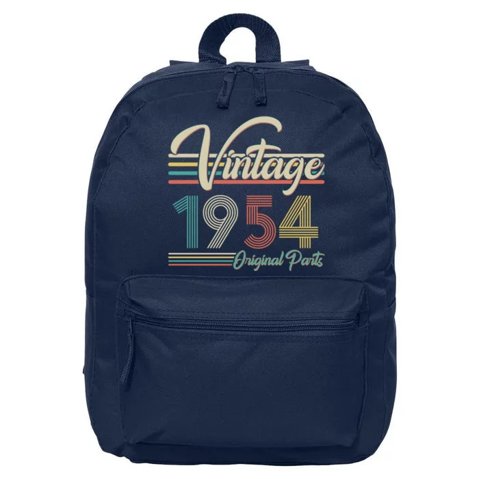 Vintage Original Parts 1954 70th Birthday 16 in Basic Backpack