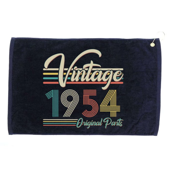 Vintage Original Parts 1954 70th Birthday Grommeted Golf Towel