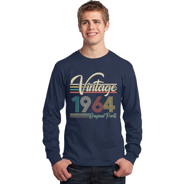 Vintage Original Parts 1964 60th Birthday Tall Long Sleeve T-Shirt