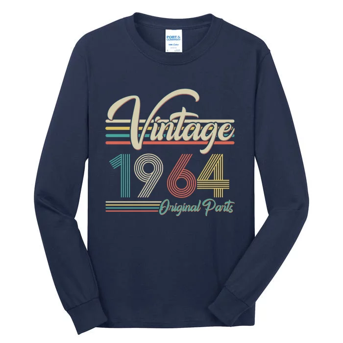 Vintage Original Parts 1964 60th Birthday Tall Long Sleeve T-Shirt