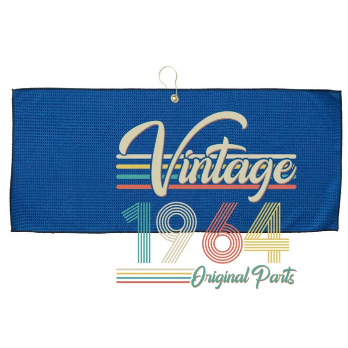 Vintage Original Parts 1964 60th Birthday Large Microfiber Waffle Golf Towel