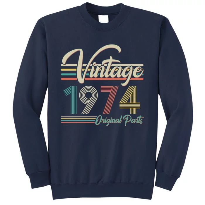 Vintage Original Parts 1974 50th Birthday Sweatshirt