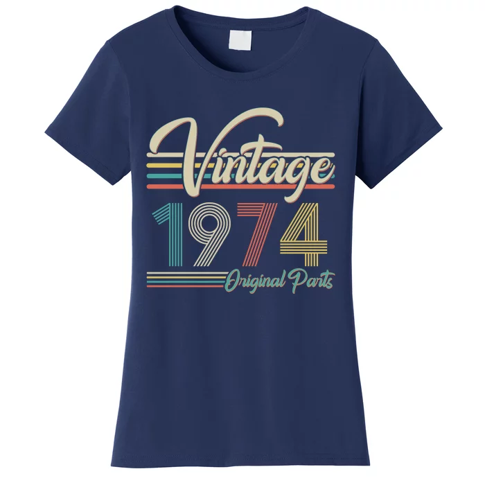 Vintage Original Parts 1974 50th Birthday Women's T-Shirt